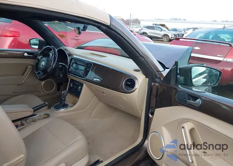 2014 Volkswagen Beetle 1.8T из США, поврежденный, VIN 3VW507AT5EM814797